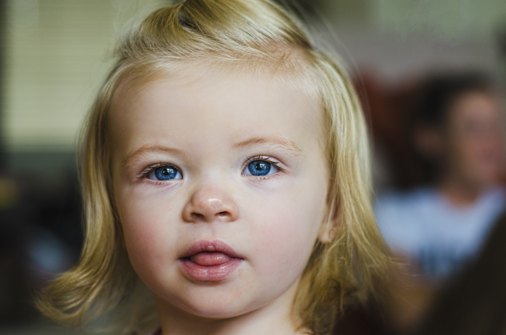 Amelie Portrait tongue out