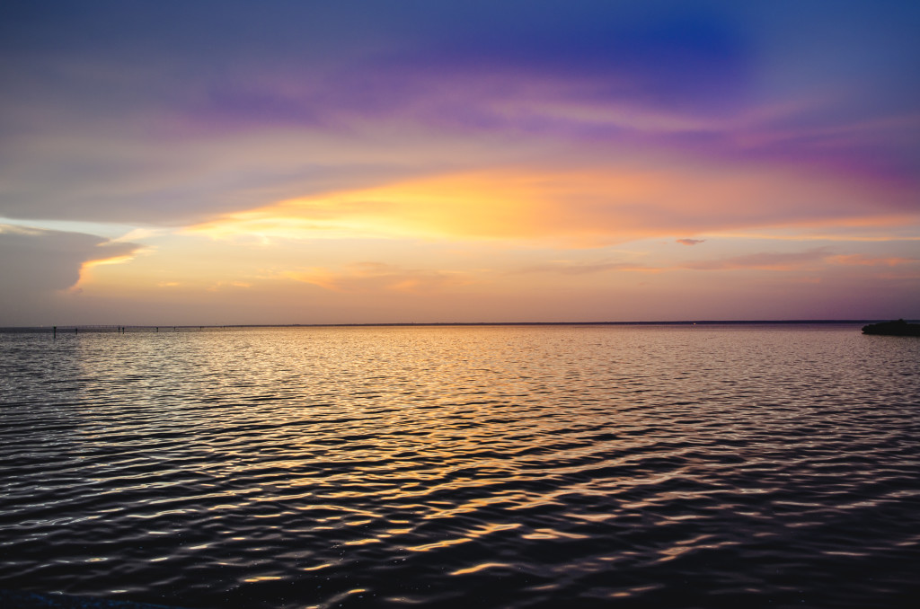 Colorful Sunset over Ocean