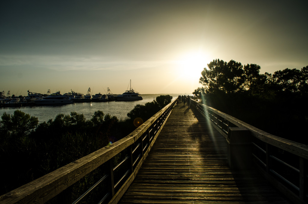 Dock sunset